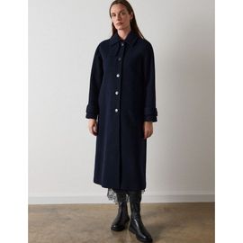 Whistles Whistles Funnel Neck Longline Coat