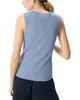 Whistles Whistles Henley Button Front Tank - 3