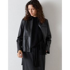 Whistles Whistles Kate Zip Leather Jacket