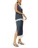 Whistles Whistles Lace Hem Satin Midi Skirt - 4