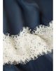 Whistles Whistles Lace Hem Satin Midi Skirt - 6