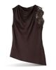 Whistles Whistles Lace Trim Asymmetrical Satin Top - 6