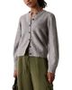 Whistles Whistles Lantern Sleeve Crewneck Cardigan - 1