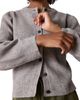 Whistles Whistles Lantern Sleeve Crewneck Cardigan - 4