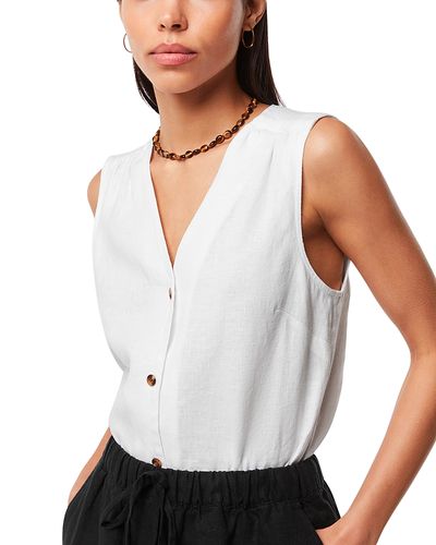 Whistles Whistles Laura Linen Tank Top