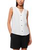 Whistles Whistles Laura Linen Tank Top - 3