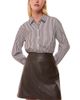 Whistles Whistles Leather A line Skirt - 1