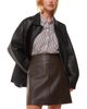 Whistles Whistles Leather A line Skirt - 2