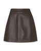 Whistles Whistles Leather A line Skirt - 5