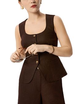 Whistles Whistles Linen Waistcoat