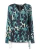 Whistles Whistles Misty Leopard Print V Neck Blouse - 6
