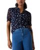 Whistles Whistles Mixed Dot Flower Print Shirt - 1