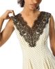 Whistles Whistles Petite Lace V Neck Spot Midi Dress - 3