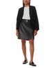 Whistles Whistles Petite Leather A Line Skirt - 2