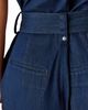 Whistles Whistles Petites Denim Pintuck Belted Jumpsuit - 5