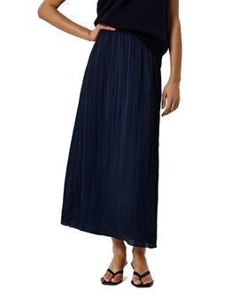 Whistles Whistles Plisse Column Midi Skirt