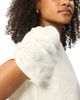 Whistles Whistles Round Neck Gathered Sleeve Tee - 4