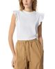 Whistles Whistles Ruffled Sleeve Broderie Top - 1