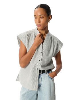 Whistles Whistles Seersucker Stripe Shirt