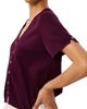 Whistles Whistles Short Sleeve Button Front Knit Top - 4