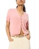 Whistles Whistles Short Sleeve Button Front Top - 5