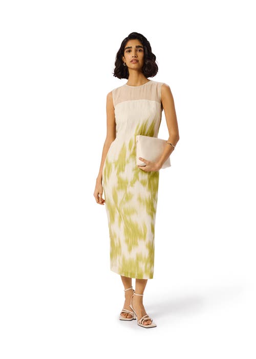 Whistles Whistles Sleeveless Round Neck Midi Dress