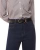 Whistles Whistles Stretch Barrel Leg Jeans in Dark Denim - 3