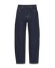 Whistles Whistles Stretch Barrel Leg Jeans in Dark Denim - 5