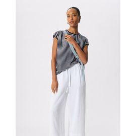 Whistles Whistles Stripe Cap Sleeve T-Shirt