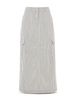 Whistles Whistles Stripe Cargo Midi Skirt - 4