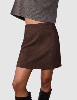 Whistles Whistles Suede A-Line Mini Skirt