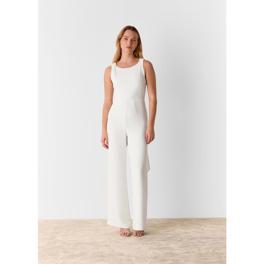 Whistles Whistles Tie Back Wide Leg Bridal Jumpsuit