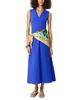 Whistles Whistles V Neck Textured Dress - 2