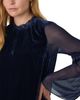Whistles Whistles Velvet Sheer Sleeve Dress - 3