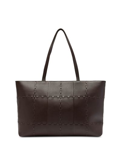 Whistles Whistles Whipstitch Large Leather Tote
