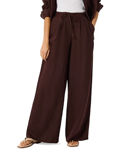 Whistles Whistles Wide Leg Linen Trousers