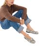 Whistles Whistles Women's Cilou Tassel Detail Snake Embossed Ballet Flats - 2