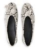 Whistles Whistles Women's Cilou Tassel Detail Snake Embossed Ballet Flats - 4