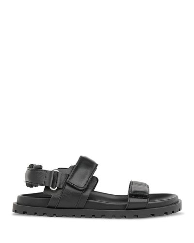 Whistles Whistles Women's Ria Black Sporty Velcro Sandals