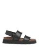 Whistles Whistles Women's Ruben Black Whipstitch Velcro Sandals - 1