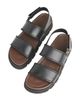Whistles Whistles Women's Ruben Black Whipstitch Velcro Sandals - 3