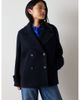 Whistles Whistles Wool Blend Double Breasted Collard Coat - 1
