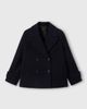 Whistles Whistles Wool Blend Double Breasted Collard Coat - 2