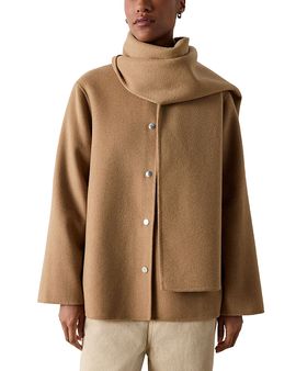 Whistles Whistles Wool Blend Scarf & Coat