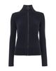 Whistles Whistles Zip Front Wool Cardigan Sweater - 5