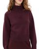 White & Warren White & Warren Cashmere Blend High Neck Sweater Oxblood - 1