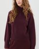 White & Warren White & Warren Cashmere Blend High Neck Sweater Oxblood - 2