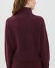 White & Warren White & Warren Cashmere Blend High Neck Sweater Oxblood - 3