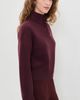 White & Warren White & Warren Cashmere Blend High Neck Sweater Oxblood - 4