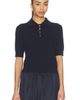 White & Warren White & Warren Cashmere Button Polo - 1